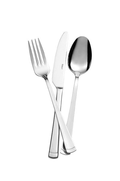 Hisar Marmaris 60 Piece Steel Fork Spoon Knife Set