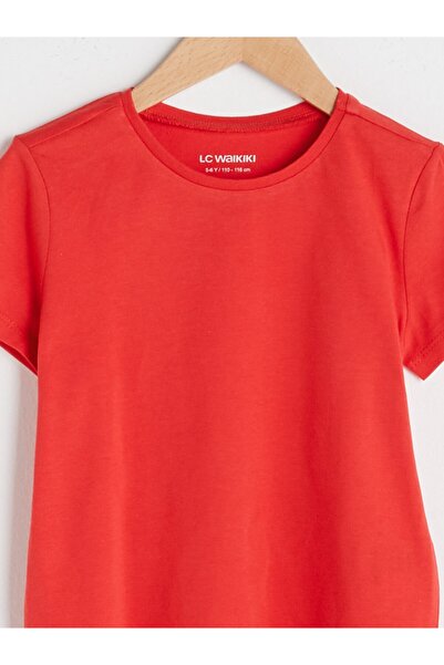 LC Waikiki Crew Neck Basic Short Sleeve Cotton Girl's T-Shirt from Your Fashion Style