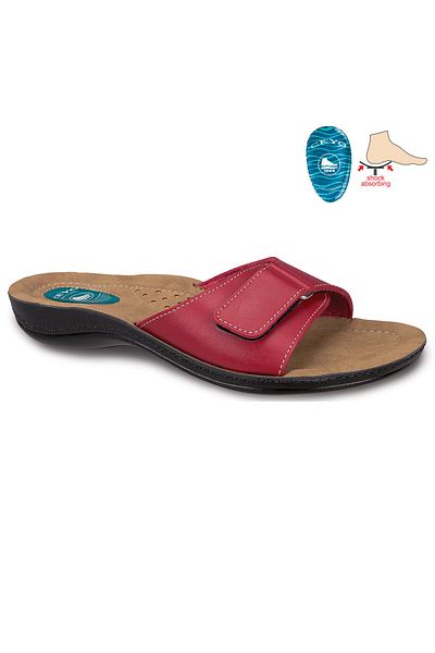 Ceyo 9808-15 Red Healthy Orthopedic Gel Women's Slippers