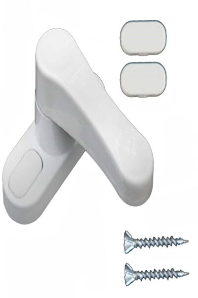 Ersa Kapı Pencere Emniyet Kilidi Çekmeli Mandal Beyaz Metal