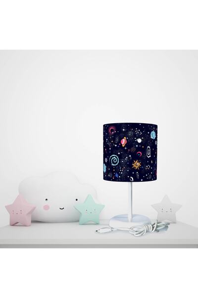 MEKTA HOME عاكس الضوء الأزرق الداكن - تصميم الكوكب