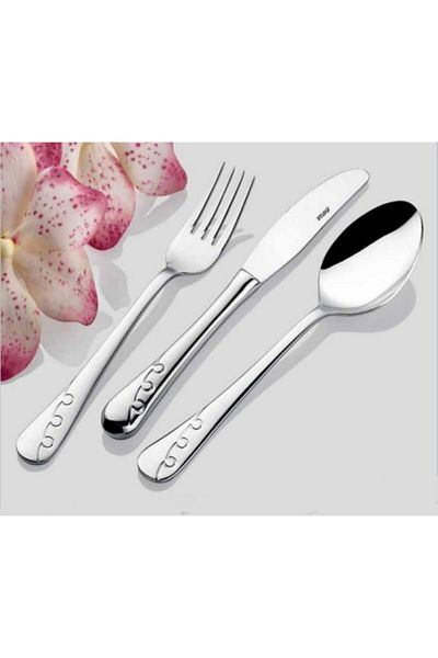 İNTER CELİK Grape Model 89 Piece Spoon Set
