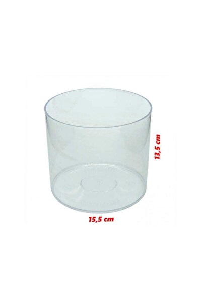 Genel Markalar 2,5 Litre Silindir Mika Nano Akvaryum, Beta Kabı