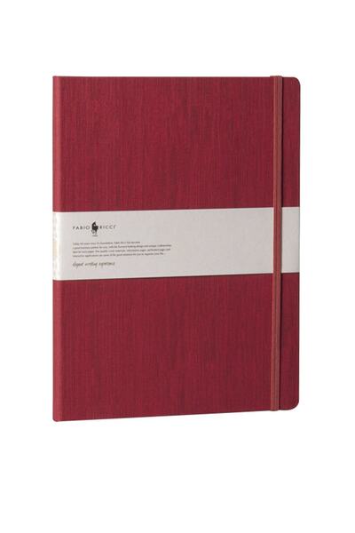 Fabio Ricci Lepidus 19x25cm Noktalı Bordo Defter