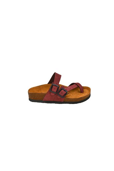 Moosefield Kids Papuci pentru copii din piele naturală roșu Claret