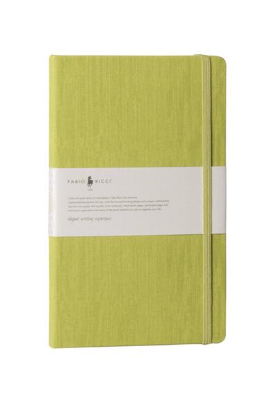 Fabio Ricci Lepidus 13x21cm Çizgisiz Yeşil Defter