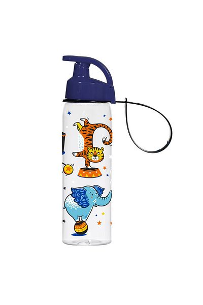 krommet Herevin 0.5 lt Circus Patterned Flask