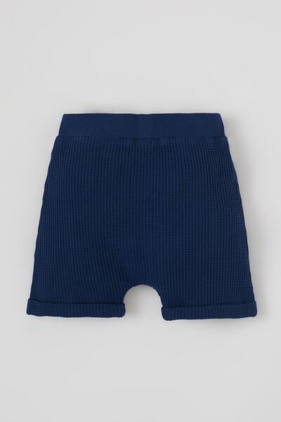 DeFacto Unisex Regular Fit Basic Cargo Pocket Textured Shorts