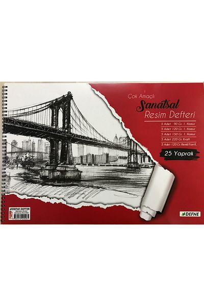 Livart Laurel Multi-Purpose Picture Notebook 25 Sheets 34 X 48 Cm