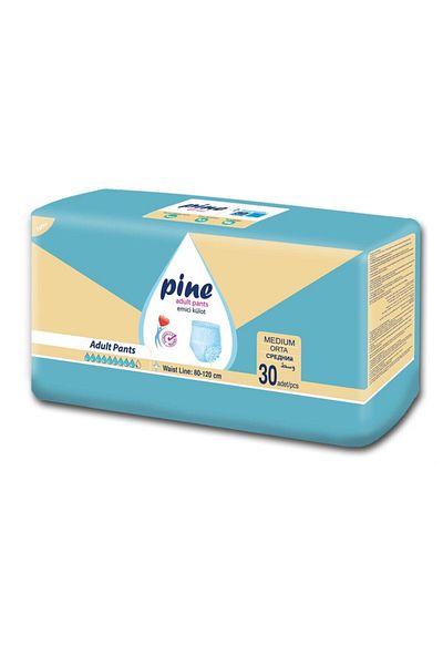 Pine Patient Diaper Panties 30 Pieces Medium M