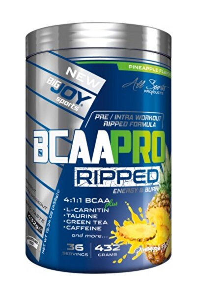 Bigjoy Sports Bcaa Pro 4:1:1 - رائحة الأناناس - 432 جرام ممزق