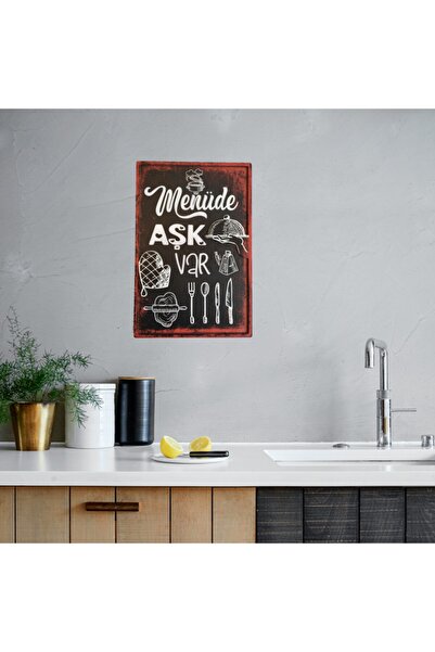 Filemo tasarım Mutfak 3d Kabartmalı Pano Tablo-20x30 Cm