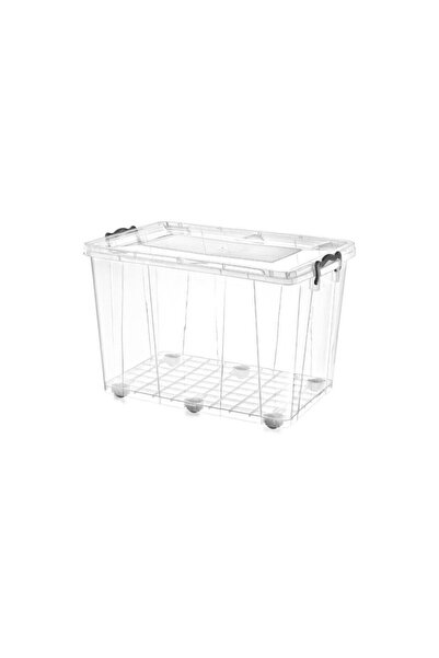 PlastArt 50 Lt. Tekerlekli Saklama Kutusu | Büyük Saklama Kutusu