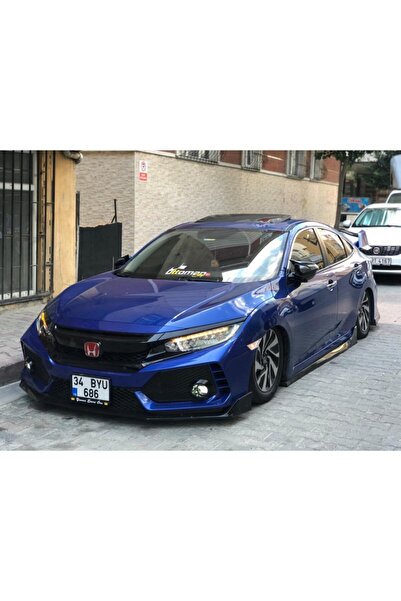 Genel Markalar Civic Fc5 Turbo Uyumlu Ön Lip P. Black (PLASTİK)
