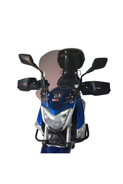 GP KOMPOZİT Suzuki İnazuma 2012-2016 Uyumlu Tur Camı Siyah 48 cm
