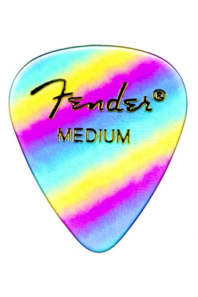 FENDER Shape Graphic Picks Rainbow Medium  1 Adet Pena 351