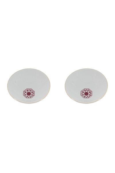 Porland Morocco Pattern Pattern Fuchsia Deep Plate 20cm Set of 2