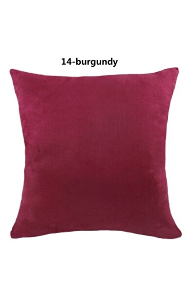 AYZEN HOME Pernă decorativă din catifea burgundy, de calitate superioară, din...