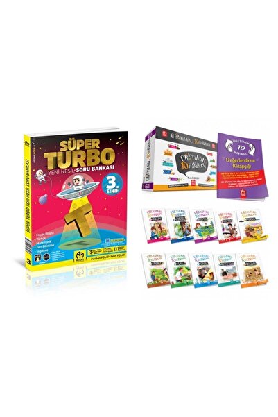 Model Eğitim Yayınları Model 3.sınıf Süper Turbo Soru Bankası Üretimin 10 Har...