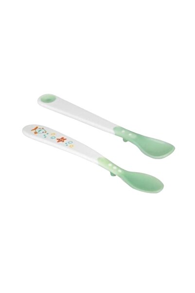 Bebedor Isıya Duyarlı Mama Kaşığı 2li Yeşil