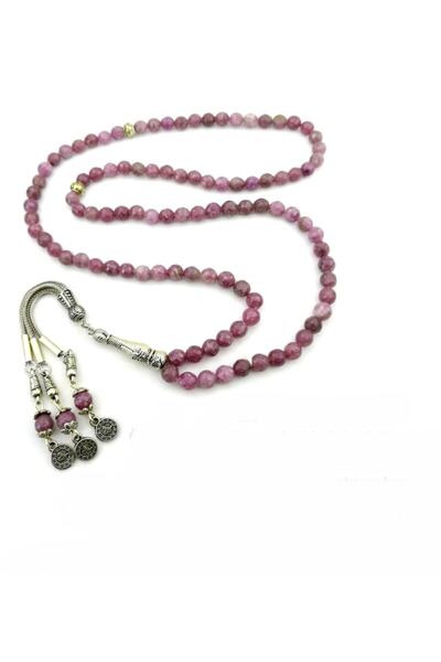 OSMANLI DOĞAL TAŞ 99-гранний лепідоліт, натуральний камінь для чотків - серти...