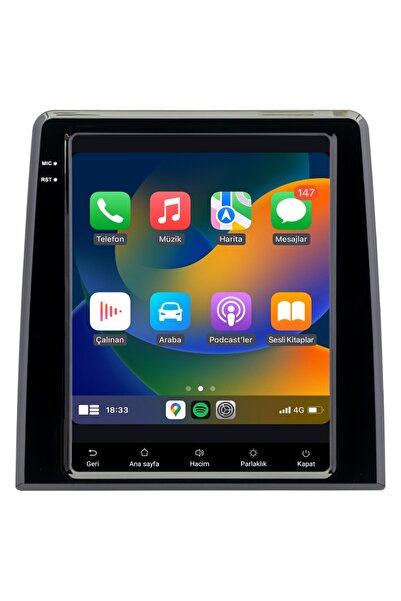 Genel Markalar Renault Clio 5  Uyumlu Android Multimedya Sistemi (2020-2023) CRV-4449XAT