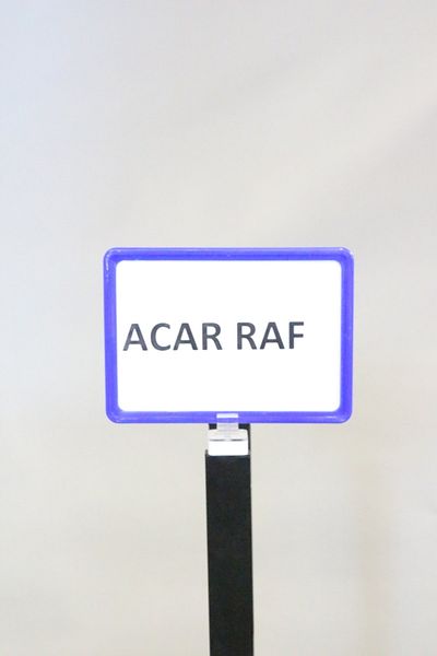 Acar Raf Πλαίσιο προώθησης προϊόντος Πλαστικό και μαγνητικό Ετικέτα τιμής Α5 Πλαίσιο Μπλε