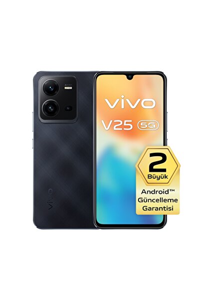 vivo V25 5G 256 GB 8 GB RAM Siyah Cep Telefonu (vivo Türkiye Garantili)