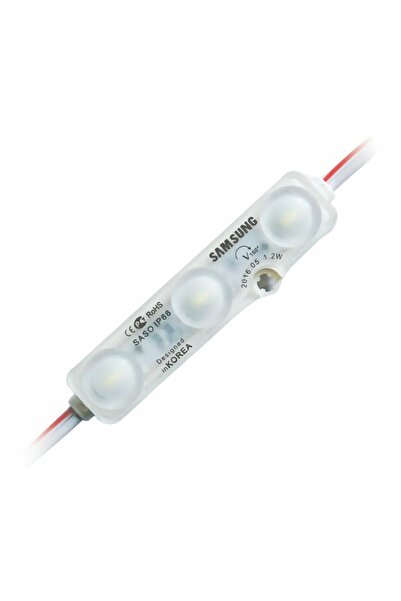 Hazar Led Samsung 3 Lü Mercekli Modül Led 12 Volt Gün Işığı (10 Adet)