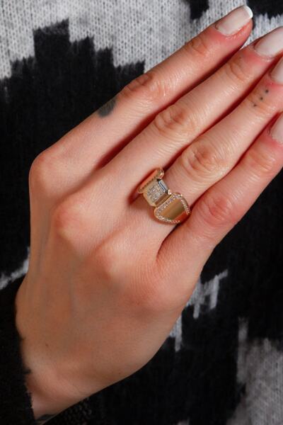 Adil İdil Kuyumculuk Kalın Plaka Baget Yüzük