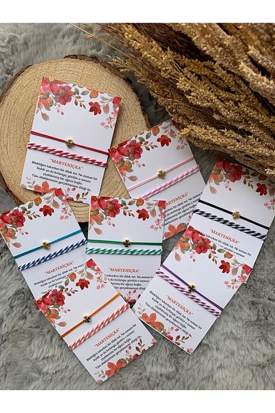 Kaeria Accessory سوار ربيعي مزدوج بتفاصيل البرسيم الأسود