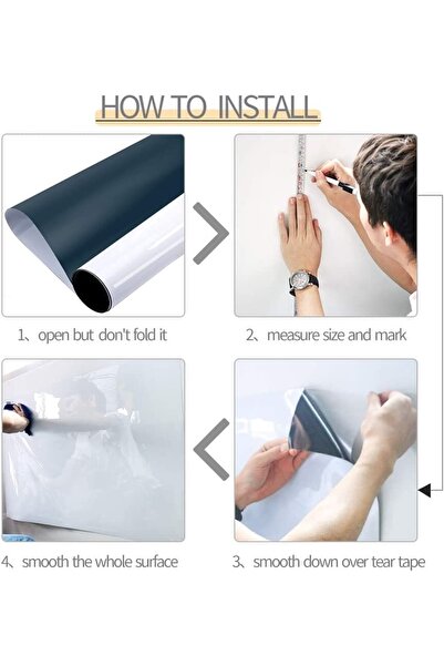 Hdg Yapışkanlı Mıknatıslı Manyetik Beyaz Tahta 60cm X 90cm Katlanabilir Silinebilir Yazı Mesaj Tablosu