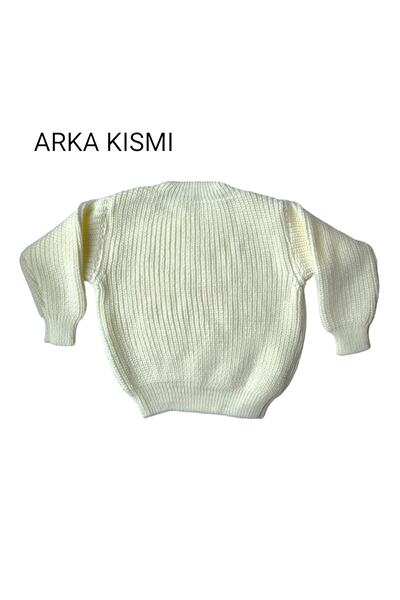 gogo bici Knitwear Sweater Flexible Unisex Baby Kids Thessaloniki Crew Neck 1-5 Years