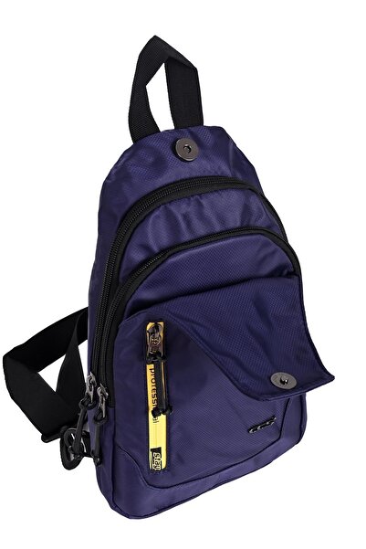 ÇÇS 31205 Çapraz Sırt Omuz Göğüs Su Geçirmez Askılı Unisex Lacivert Çanta
