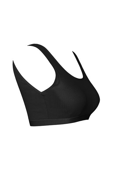 HNX Bustieră de damă căptușită cu curea groasă pentru camisole neagră