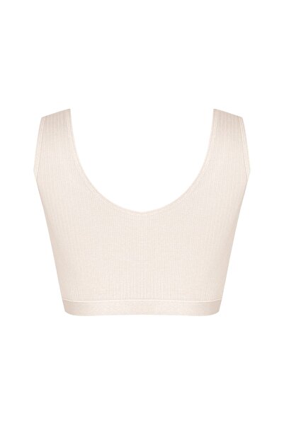 HNX Peach Camisole Thick Strap Padded Women's Bustier