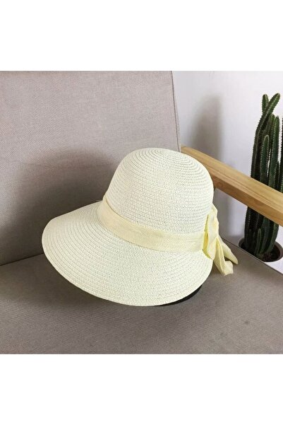Mood Agenda Women's Organic Straw Bow Hat