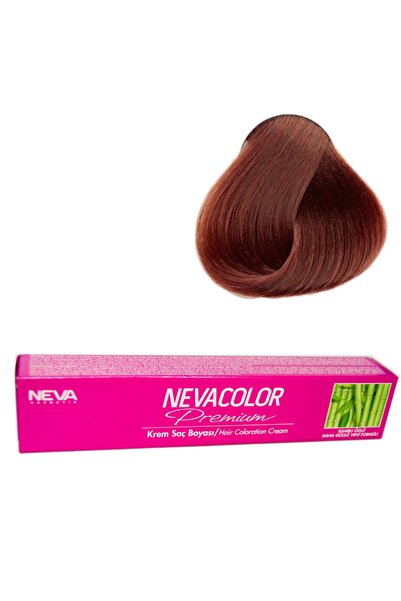 Neva Color Nevacolor Tüp Boya 6.07 Bronz Kahve X 4 Adet + Sıvı Oksidan 4 Adet