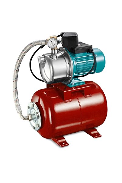 DYNAMİC MAX Jet 2 Hp 5 Kat 7 Daire 50 Litre Yatay Paslanmaz Gövde Tanklı Hidrofor Ev Tipi Otomatik Hidrofo 5