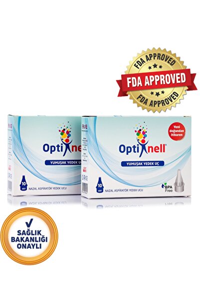 Optinell Bebek Nazal Burun Aspiratör Otribebe Uyumlu Yedek Uç 2 Kutu Skt: 07/...
