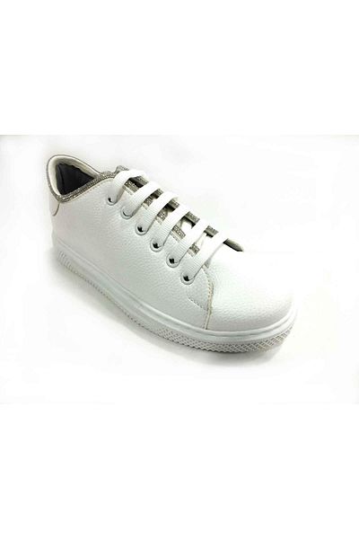 Çarıkçım Pantofi de piatră cu șireturi alb 146 1315