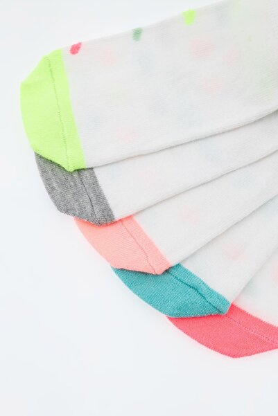 DeFacto Κοριτσίστικες κάλτσες βαμβακερές μποτάκια 5 τεμαχίων