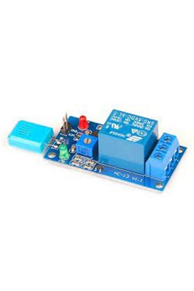 Arduino وحدة التتابع التي يتم التحكم فيها بمستشعر الرطوبة