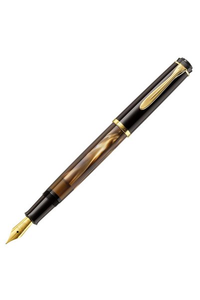 Pelikan Seria Clasică Pix cu cerneală maro marmorat M200