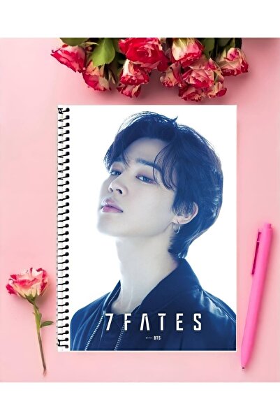 animeandyourworld Jimin Bts Defter 1 Adet Özel Tasarım A4 Boyutu 21*29 Cm Tel...