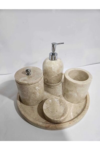 ŞİMMER STONE Mermer Banyo Seti