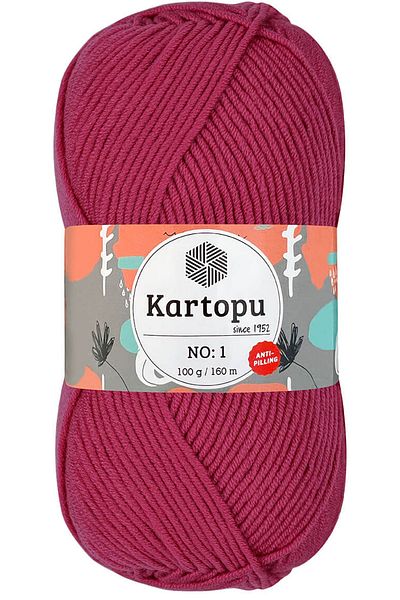 Kartopu Νο:1 Φούξια K245 Πλεκτό Χειροποίητο Σχοινί Αντι-πιλίνγκ