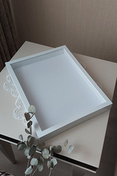 HKM Ticaret 32x42 cm 5 cm Deep Memory Frame!Slim Type Memory Frame!Rose Box!Sliding Glass