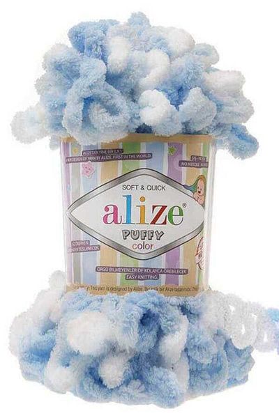 Alize Puffy Color Πλεκτό Νήμα Χεριών 5 Συσκευασία σε 1