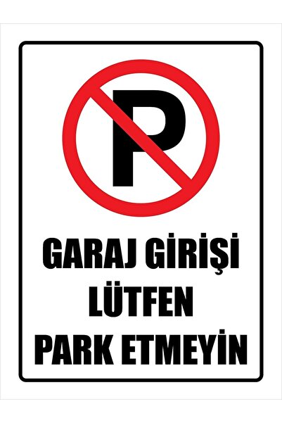 Orafol Garage Entrance Do Not Park Warning Notice Sign Parking Prohibited Sign